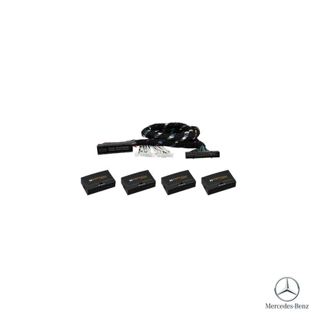 Factory amplifier PnP T-harness with MATCH integration modules for the Mercedes G-Class G463A Burmester package