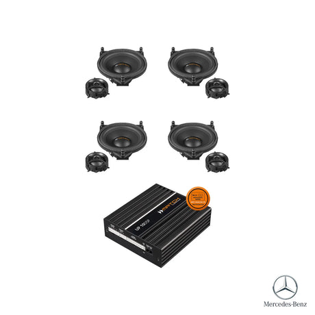 MATCH UP 10DSP with front and rear PnP component speakers for Mercedes G-Class G463 Burmester systems