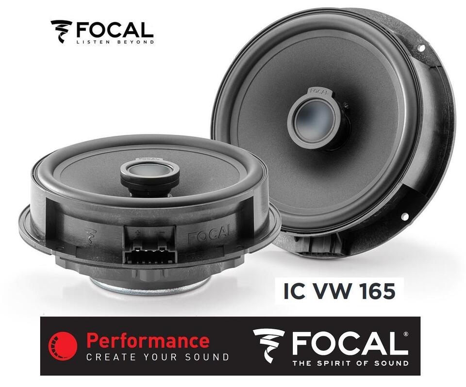 Focal IC-VW-165 16.5 Cm (6.5") 2-Way Speakers Compatible With Volkswagen