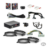 EWAY S/PDIF converter, Extension Card 2.0 DIGITAL IN, wiring and FlexMount adapters for the Toyota Hilux N80 package