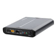 VIOFO BP100 LiFePO4 dash cam battery pack shown at an angle with input, output, USB-C and power controls
