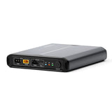 VIOFO BP100 dash cam battery pack front angled view showing the low-profile housing and connection panel