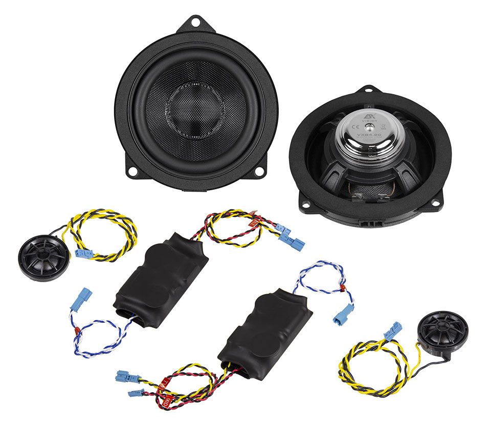 ESX BMW Speaker Upgrade 2 way components VXB4.2C 120w System for BMW/MINI